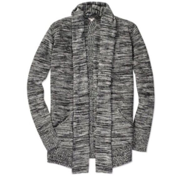 Aritzia Wilfred Flaubert Cardigan Sweater Duster Heathered Grey Draped Size  XS - Picture 3 of 14